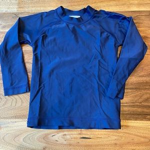 Hanna Anderson boys swim shirt size 90, US 3 Navy